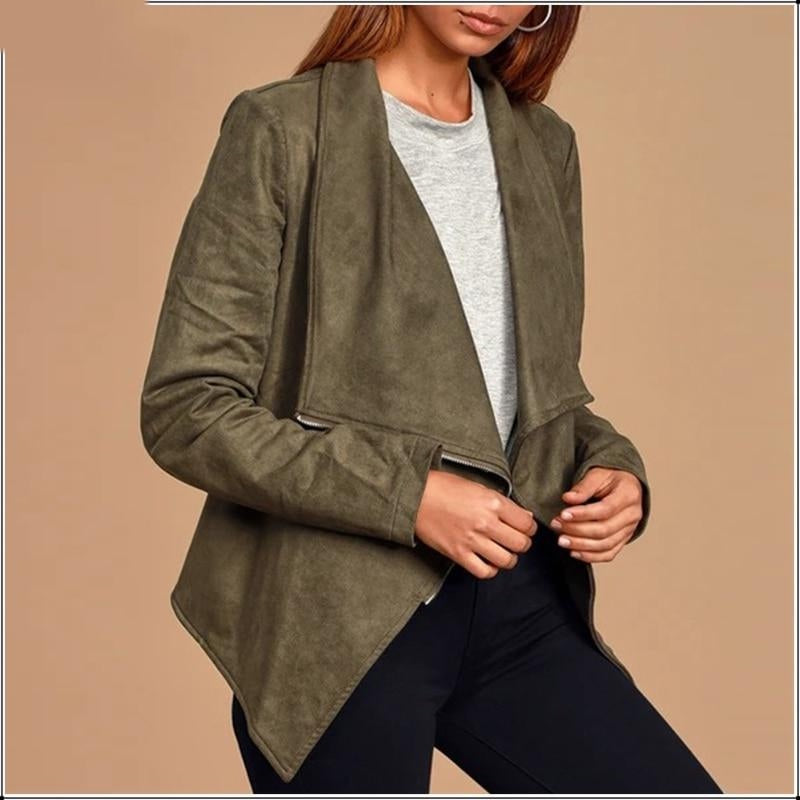 Soft Suede Leather Jacket
