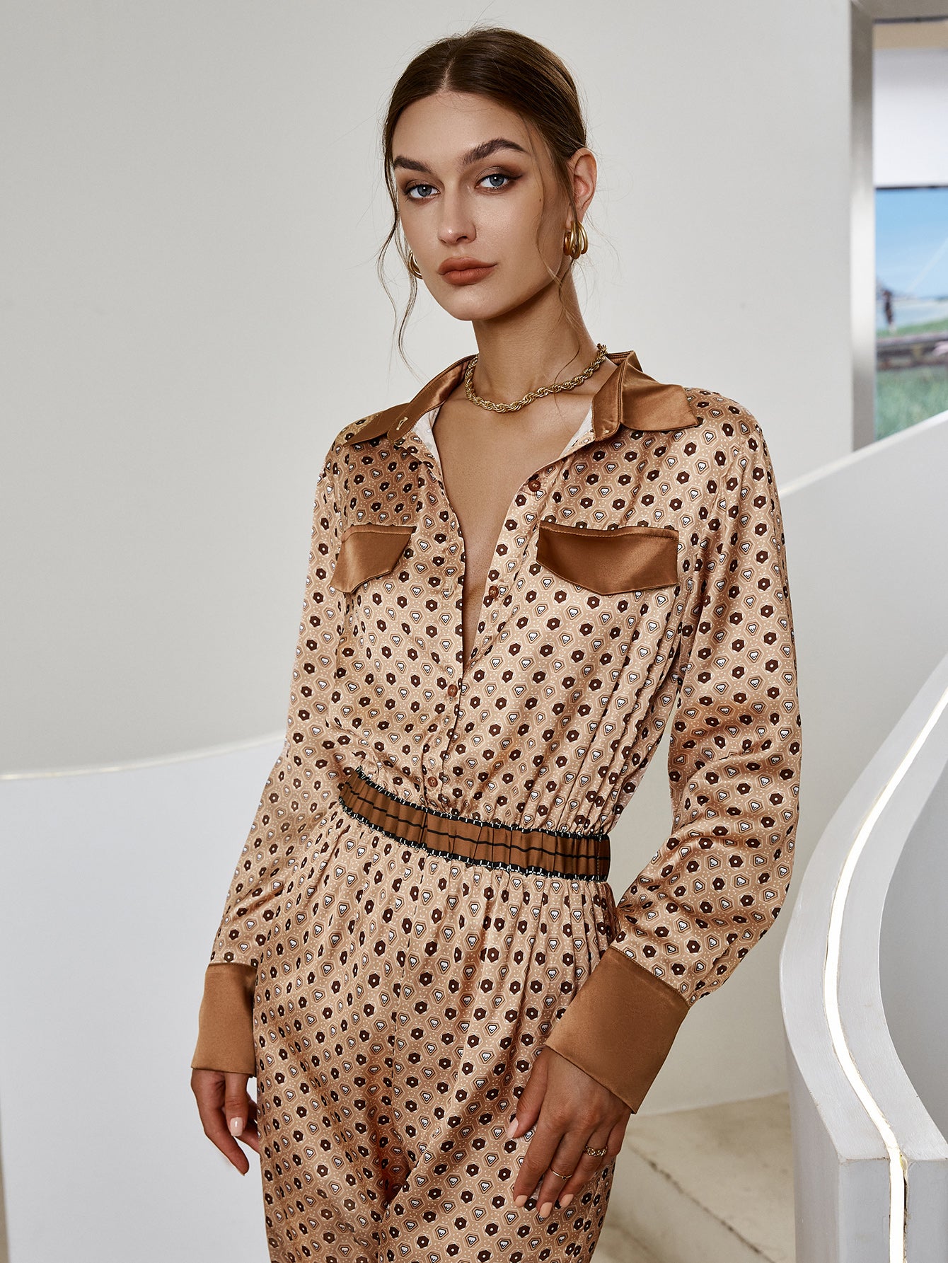 Monroe Silk Satin Jumpsuit