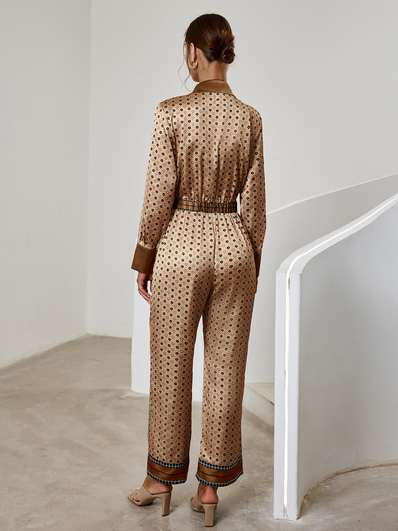 Monroe Silk Satin Jumpsuit