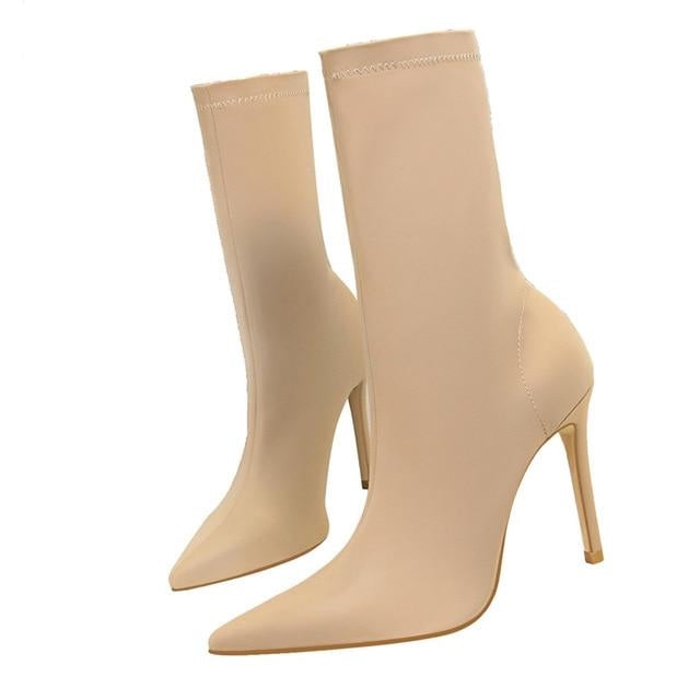Elastic Ankle Boots