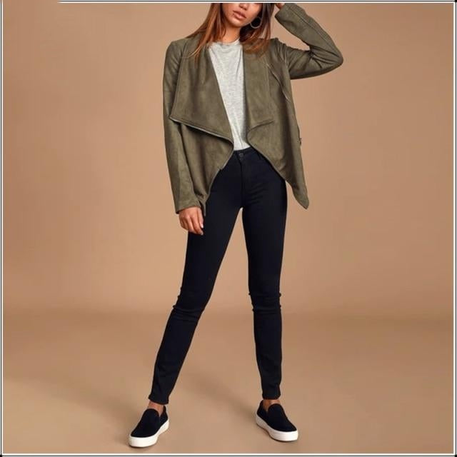 Soft Suede Leather Jacket