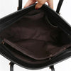Black PU luxury tote designer bag