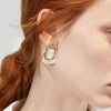 Resin Square Stud  Earrings