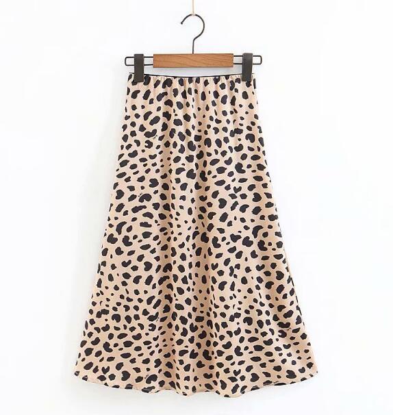 High waist Leopard Print skirt