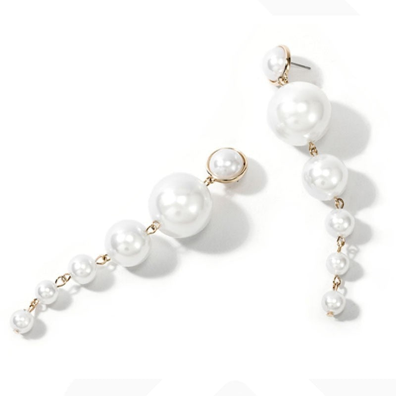 Big Pearl Drop Earrings