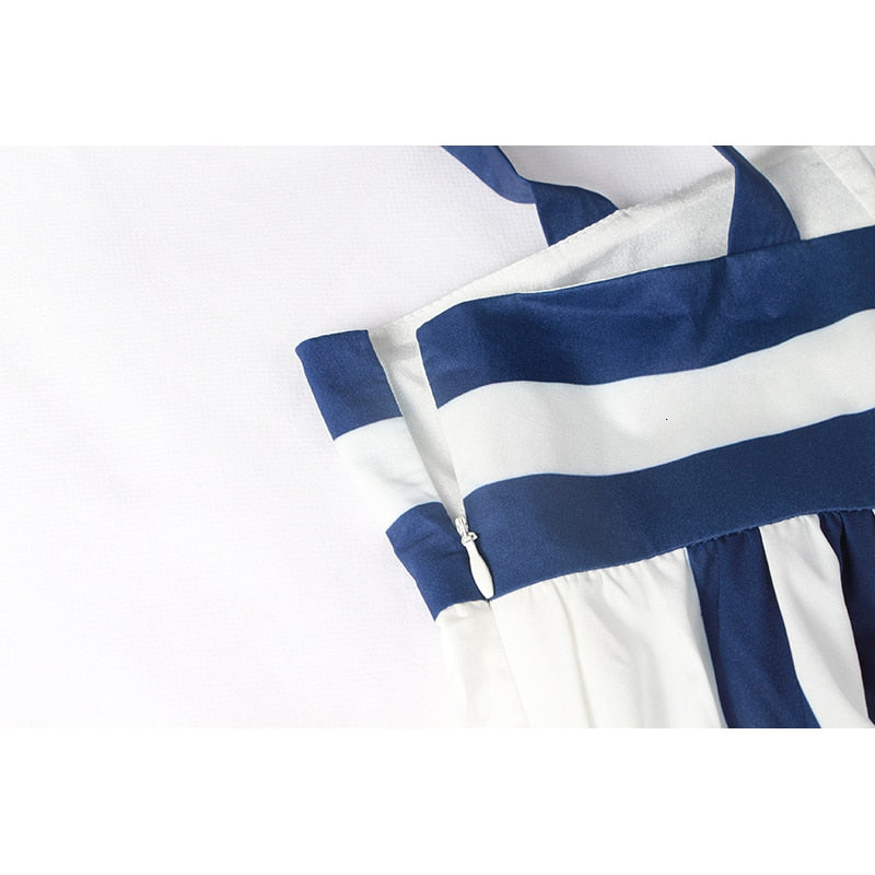 Striped Spaghetti Strap Dress