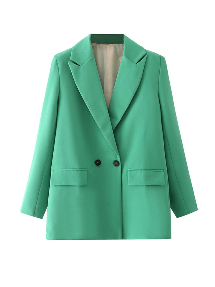 Smooth Double Breasted Blazer