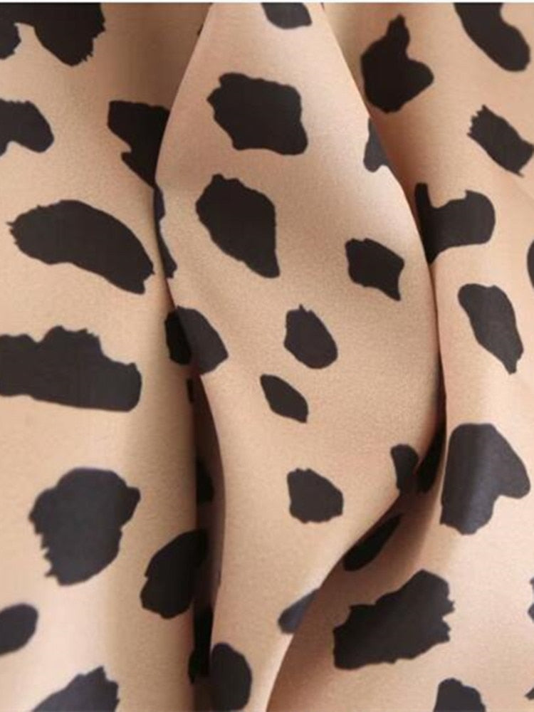 High waist Leopard Print skirt