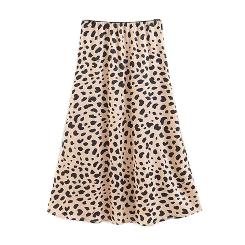 High waist Leopard Print skirt