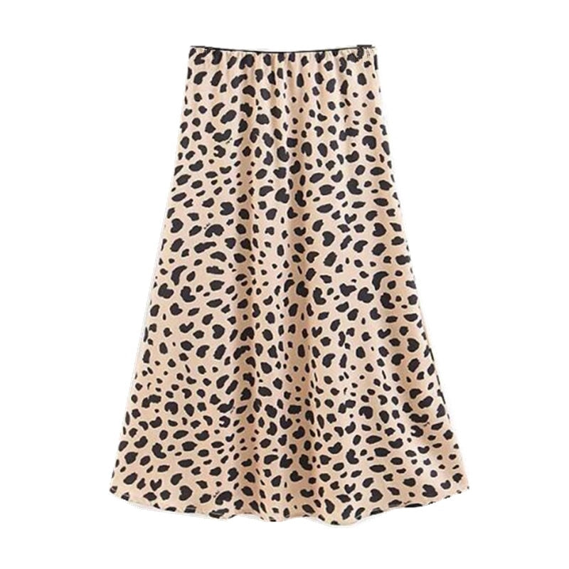High waist Leopard Print skirt