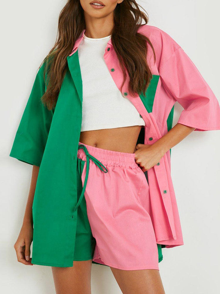 Mandy pinktone loose leg sets