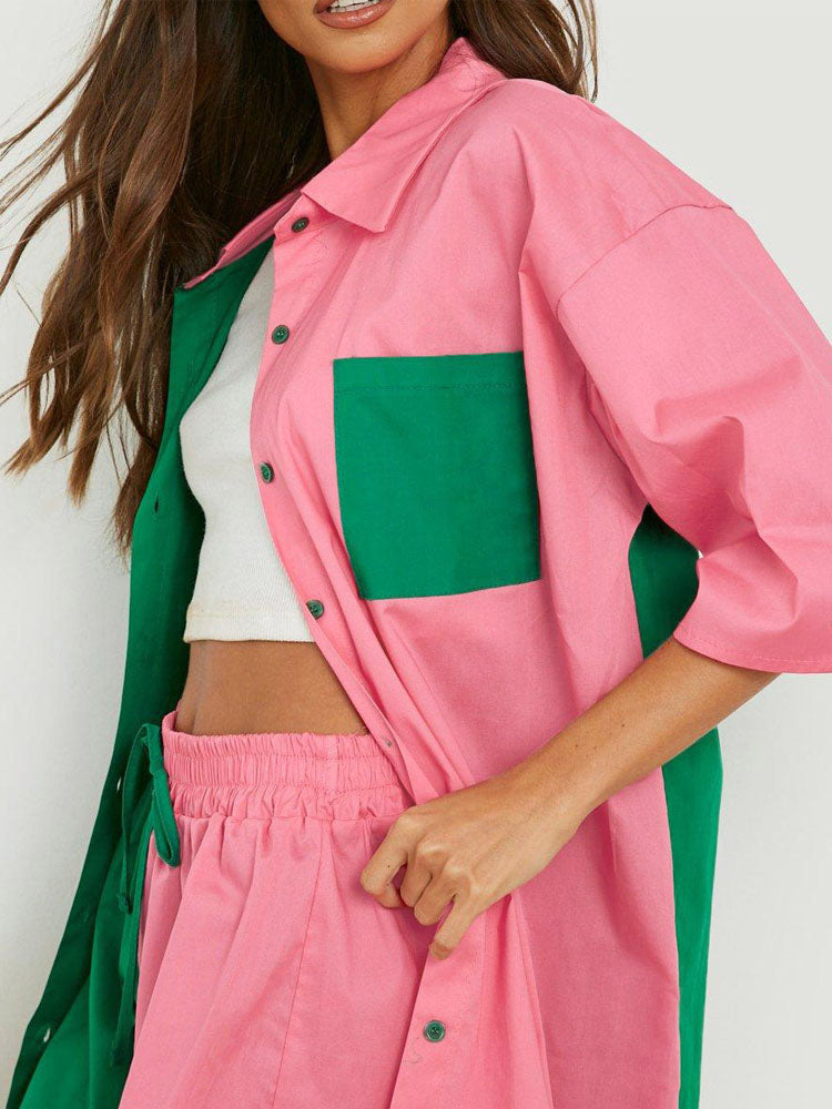 Mandy pinktone loose leg sets