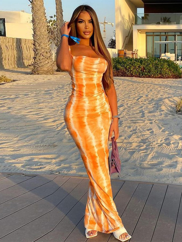 Radiant Printed beach dress