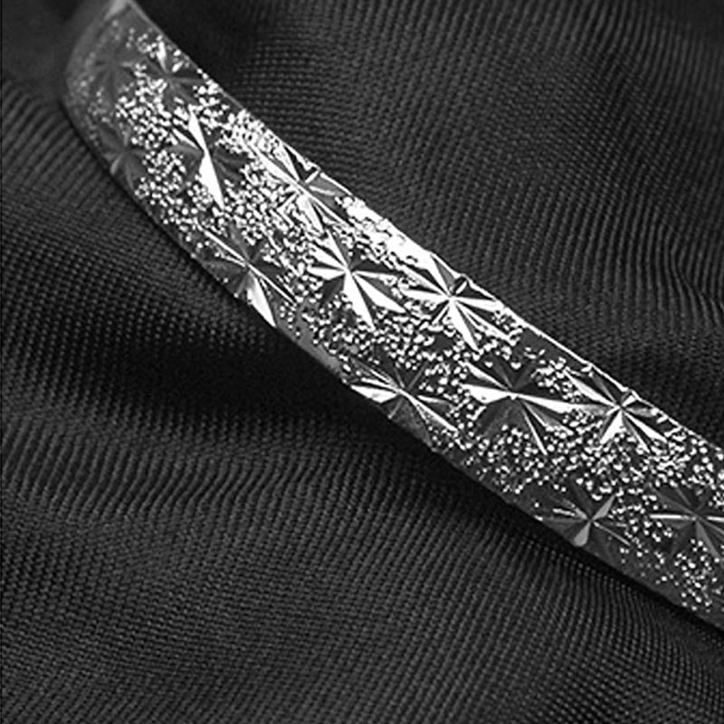 Sterling Silver Star Patterned Bracelet
