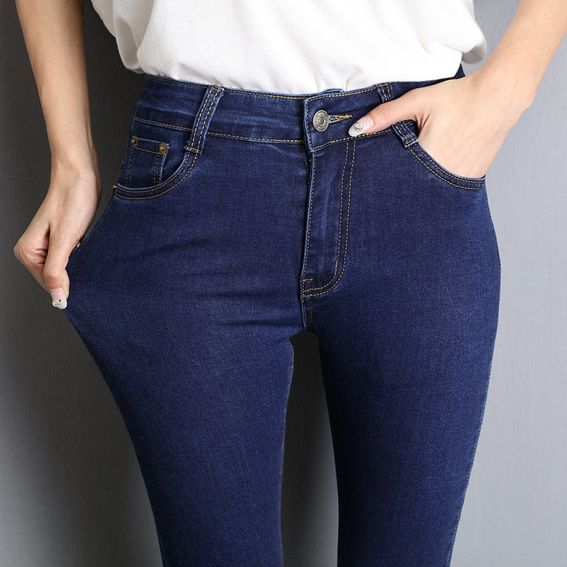 Denim Stretch Jeans For Woman