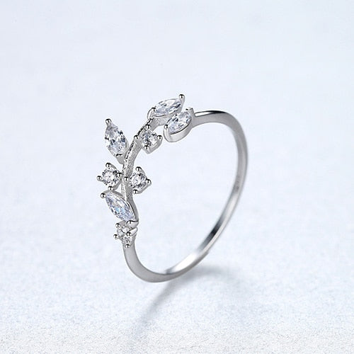 Sterling Silver Olive Leaf Handmade Ring