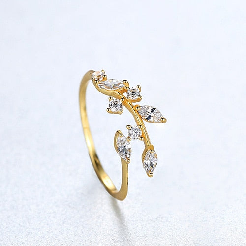 Sterling Silver Olive Leaf Handmade Ring