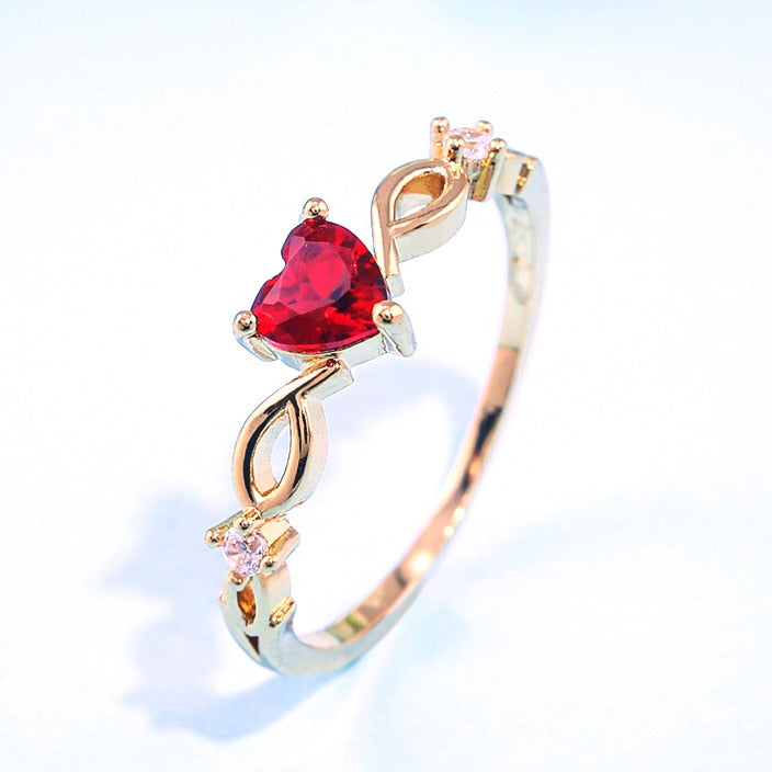 Classic Prong Setting Heart Ring