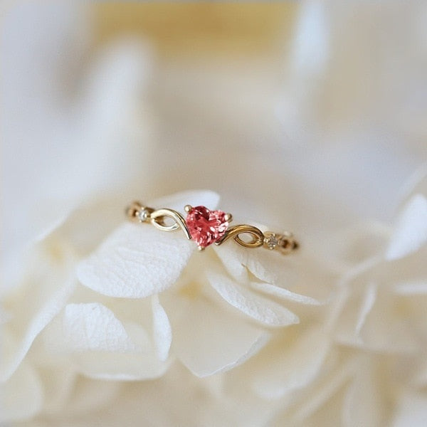 Classic Prong Setting Heart Ring