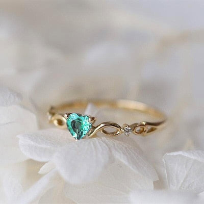Classic Prong Setting Heart Ring