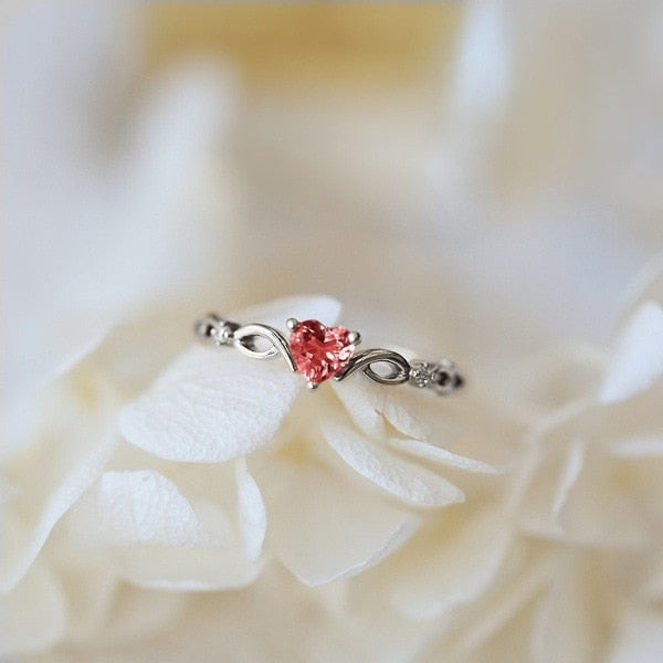 Classic Prong Setting Heart Ring