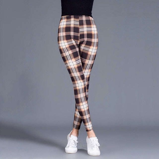 Vintage Printed Leggings For Women