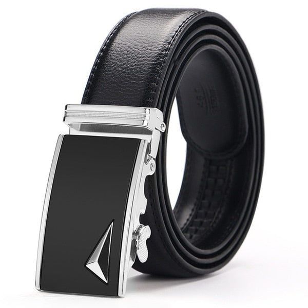 Genuine Leather Automatic Belt For Men