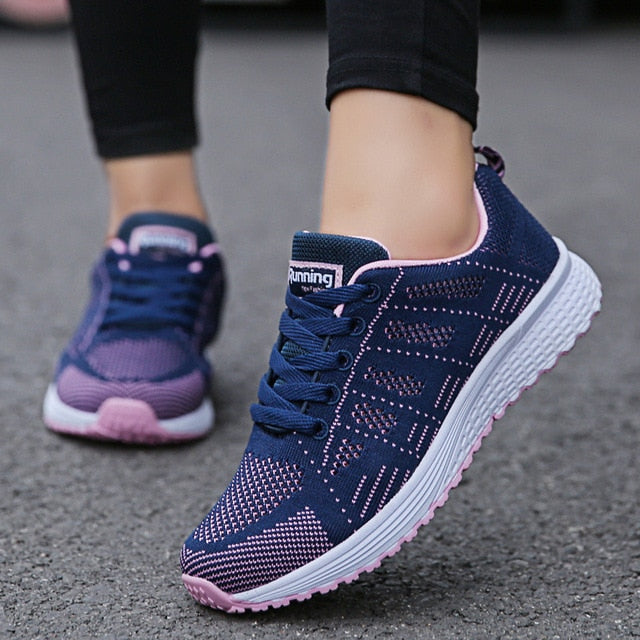 Breathable Mesh Sneakers For Woman