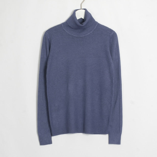 Viscose Turtleneck Sweater