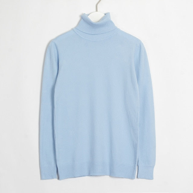 Viscose Turtleneck Sweater