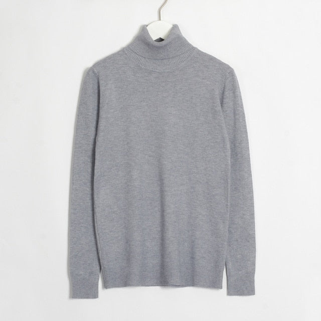 Viscose Turtleneck Sweater