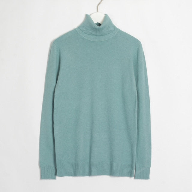 Viscose Turtleneck Sweater