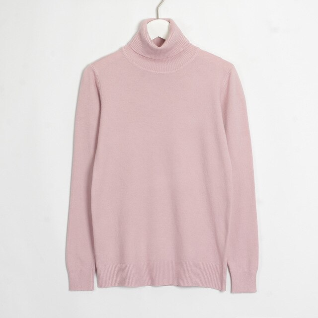 Viscose Turtleneck Sweater