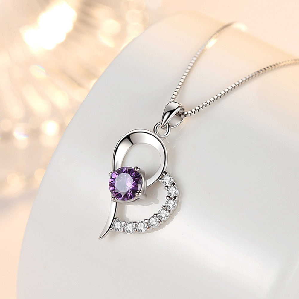Classic Heart Sterling Silver  Pendant