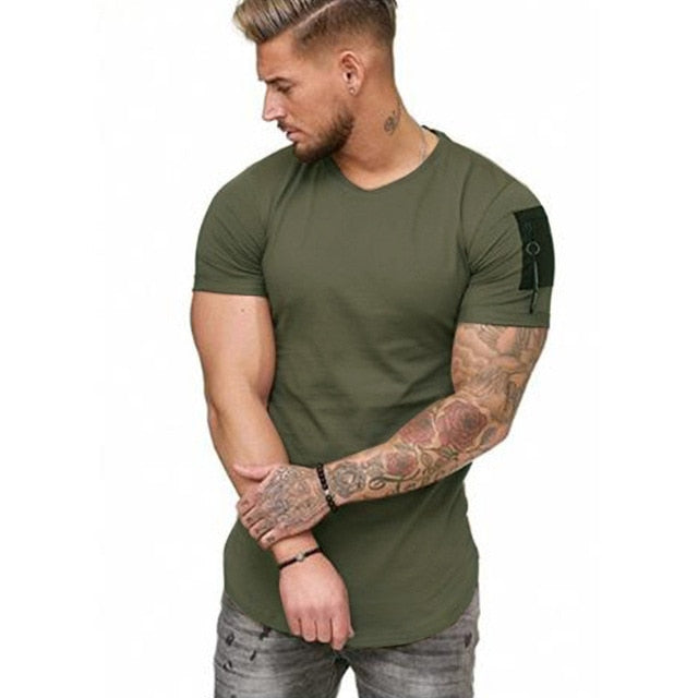 Summer Short Sleeves Slim-Fit T-Shirt