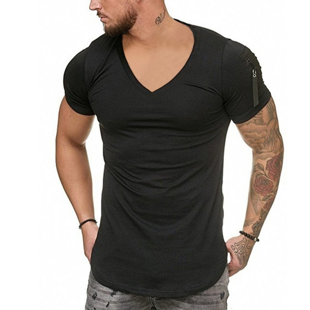Summer Short Sleeves Slim-Fit T-Shirt