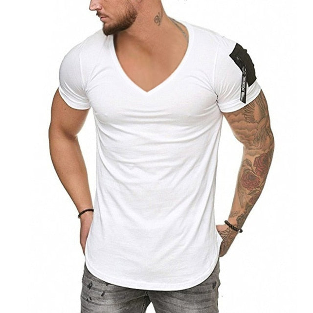 Summer Short Sleeves Slim-Fit T-Shirt