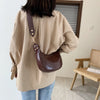 Stone Pattern PU Leather Crossbody Bag For Women