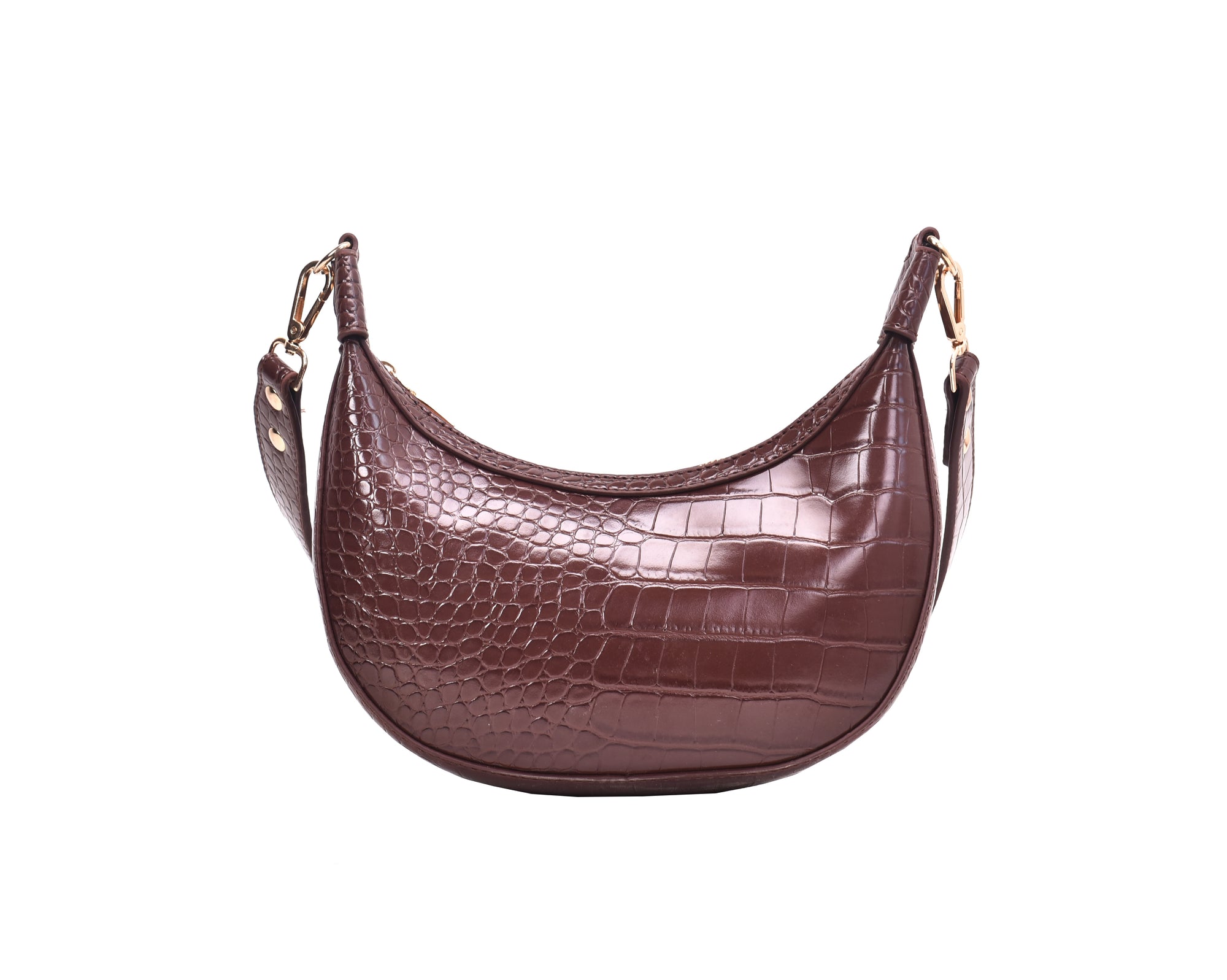 Stone Pattern PU Leather Crossbody Bag For Women