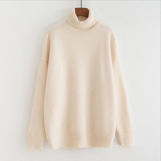 Women's Turtleneck Pullover Sweater