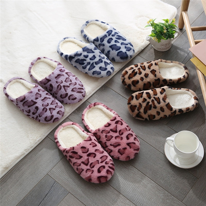 Women Soft Plush Indoor Slippers