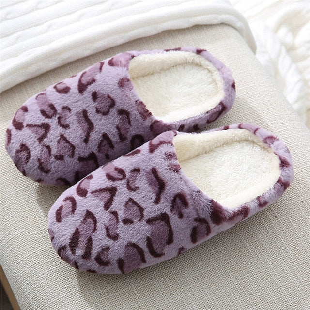 Women Soft Plush Indoor Slippers