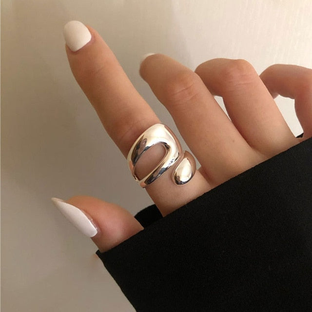 Irregular Sterling Silver Ring