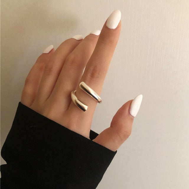 Irregular Sterling Silver Ring