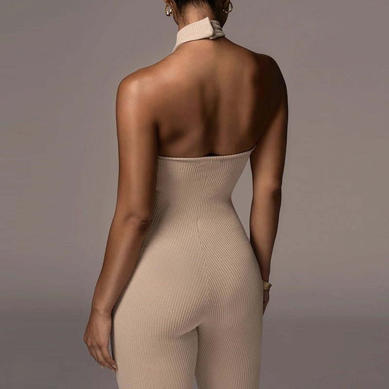 Leva Backless Jumpsuit