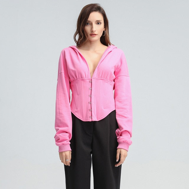 Women's Long Sleeves Crop Top