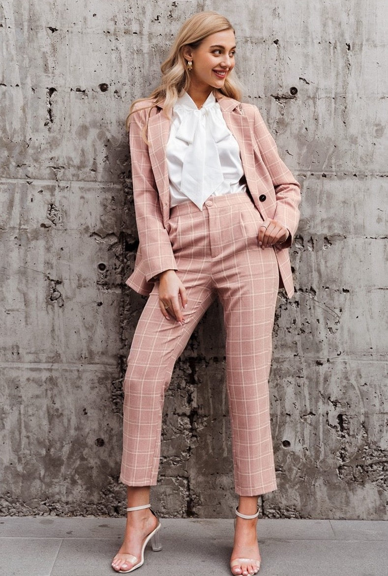 Double-breasted Blazer Sets