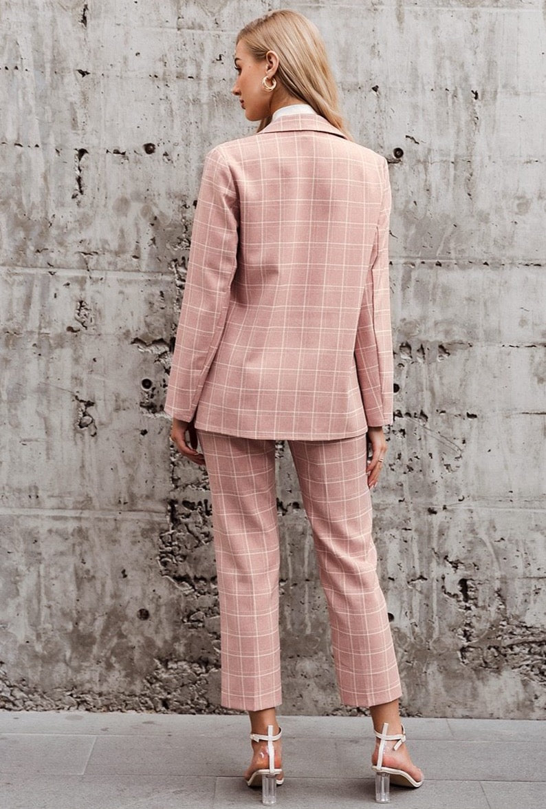 Double-breasted Blazer Sets
