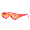 Cat Eye Two-Color Frame Sunglasses