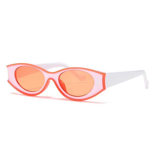 Cat Eye Two-Color Frame Sunglasses